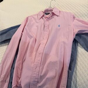 Ralph Lauren Men's Pink Button Down Shirt